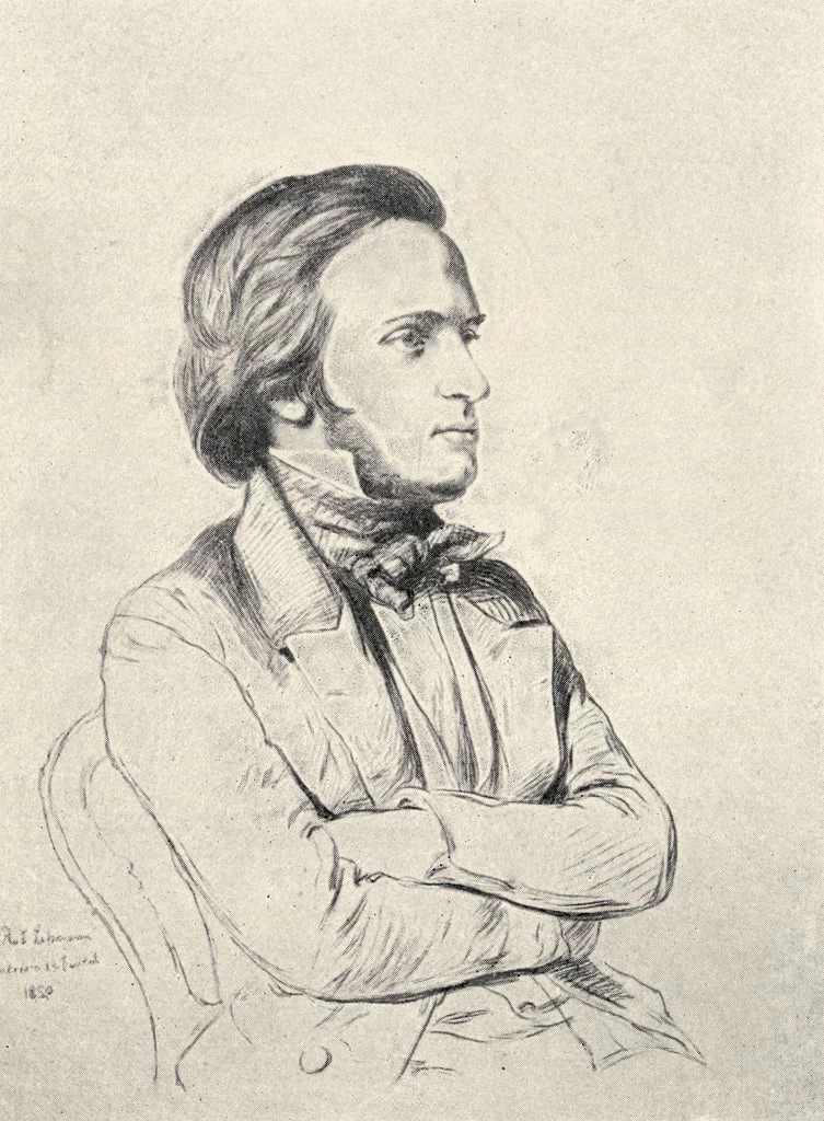Ritratto di Wilhelm Richard Wagner nel 1850